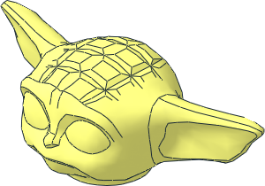 Minifig Baby Head Grogu