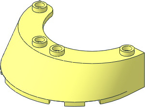 Windscreen  4 x  6 x  1.333 Curved Open