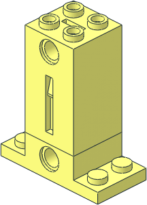 Brick  2 x  4 x  5 Spring Loaded (Compressed)