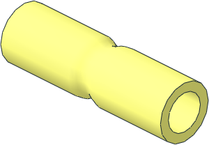 Technic Pneumatic Tube  2L with End Bulges