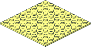 Baseplate  8 x  8 with Sharp Corners