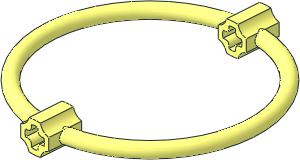 Ring  7 x  7 with 2 Axle Holes