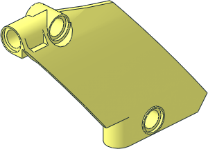 Technic Panel Fairing Smooth Left #61 (Wide Medium Parallelogram)