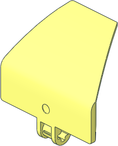 Technic Panel Bent  4 x  5 x  5 Tapered Right #71