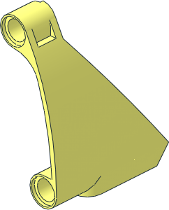 Technic Panel Fairing Smooth Left #63 (Wide Medium Triangle)