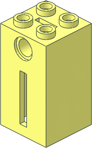 ~Brick  2 x  4 x  5 Spring Loaded Top