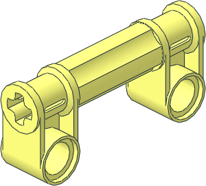 Technic Cross Block  2 x  4 Split (Pin/Axle/Axle/Pin)