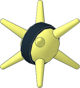 Constraction Thornax Fruit with Black Band Pattern