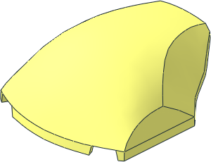 Brick  4 x  5 x  1.667 with Domed Top and Tapered Sides