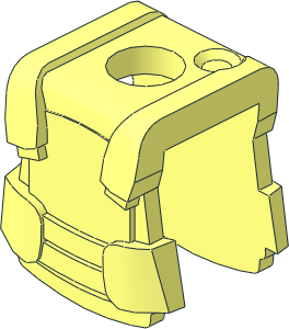 Minifig Body Armour Vest with Back Stud