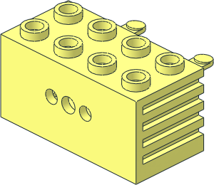 ~Electric Train 12V Flashing-Light Unit - Front