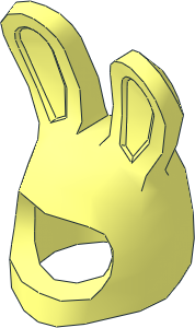 Minifig Headdress Rabbit