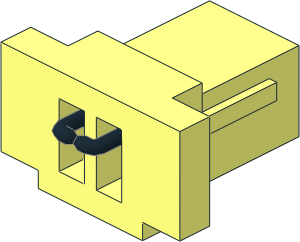 | Brickstuff Standard Plug with Black Cable Stub