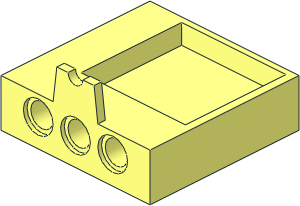 ~| Vengit S-Brick Power Functions Bluetooth Receiver Bottom