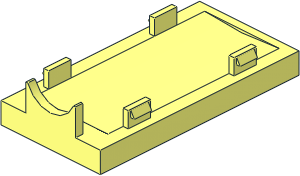 ~| Circuit Cubes Cubit Motor Case Bottom