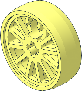 | BBB Train Wheel Medium Blind Driver 24.0 mm