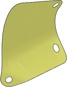 Sail 11 x  9 Trapezoidal (Formed Shape 1)