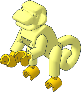 Animal Monkey (Complete, Standing)