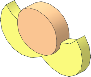 ~Electric Hub Luigi Nose and Moustache with Light Nougat Nose Pattern (Needs Work)