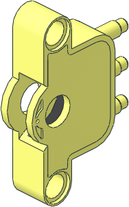 Technic Pneumatic Valve with Axle Hole Box