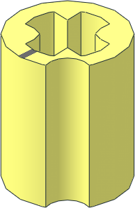 ~Electric Powered Up Small Angular Motor Drive Hub Axle with Dark Bluish Grey Pointer Pattern