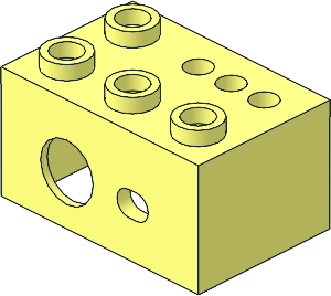 Electric Brick  2 x  3 Sensor Light 4.5V Top