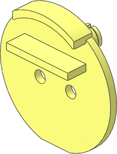 ~Electric 4.5V 3 C-Cell Battery Box Polarity Switch 2 x 4 Connector Side