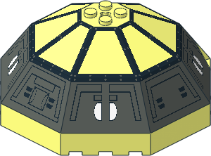 Windscreen 10 x 10 x  4 Octagonal Canopy with TIE Pattern