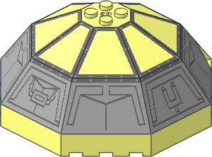 Windscreen 10 x 10 x  4 Octagonal Canopy w/ TIE Advanced Pattern