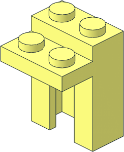 ~Brick  1 x  2 x  2.333 Shock Absorber