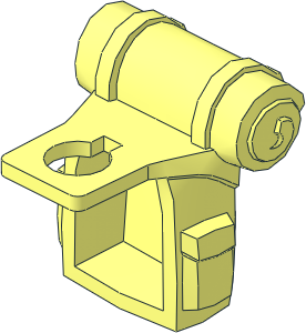 Minifig Backpack with Three Pouches and Bedroll