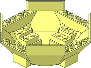 Cockpit 10 x 10 x  4 Octagonal Base