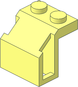 Train Steam Cylinder  2 x  2 x  1.667 Sloped