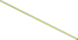 Technic Pneumatic Tube 48L with End Bulges