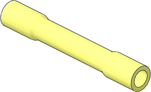 Technic Pneumatic Tube  4L with End Bulges