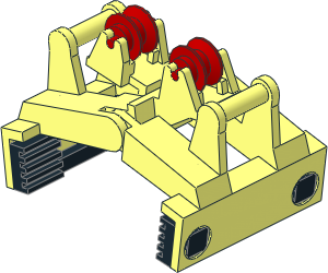 Container Lifting Grab Tool - Closed