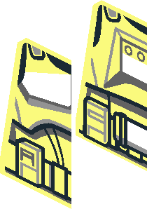 ~Minifig Torso with SW Clone Trooper Commander Armour Pattern - Half