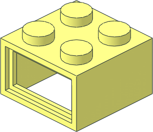 ~Electric Lightbrick  2 x  2 Type 2  4.5V Case