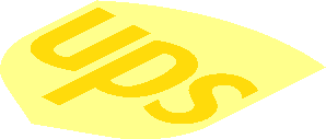 Logo UPS Inner Shield with Yellow Text