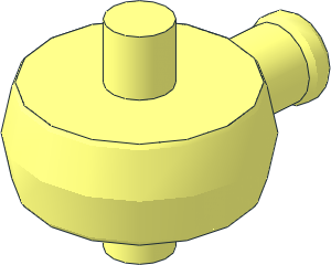 Technic Action Figure Arm Bearing with Pin