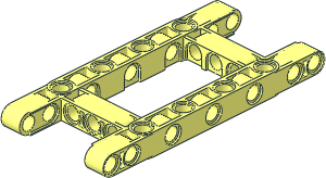 Technic Beam 11 x  5 with Open Center  5 x  3