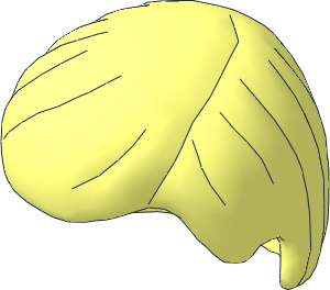 Technic Action Figure Hair