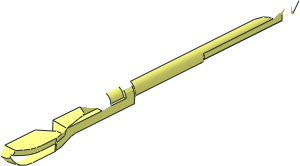 ~Arrow with Solid Shaft Quarter