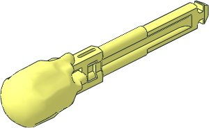 Arrow with Solid Shaft and Liquid Shaped Tip