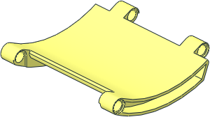 Technic Panel Cylinder D=15 60°