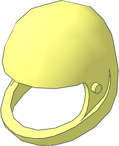 Technic Action Figure Helmet (Needs Work)