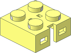 ~Electric Brick  2 x  2 x  0.667 Top