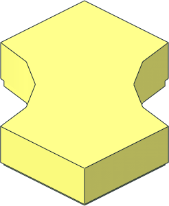 Tile  2 x  2 with Two  1 x  1 Curved Cutouts