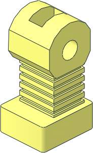 Minifig Leg Right Robotic