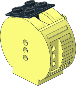 Electric 4.5V  3 C-Cell Battery Box Polarity Switch  2 x  4 (Lever tilted right)